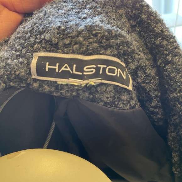 Halston : Vintage Tweed Peacoat: Womens Size 12: True Vintage Fashion: 80’s - Picture 4 of 6